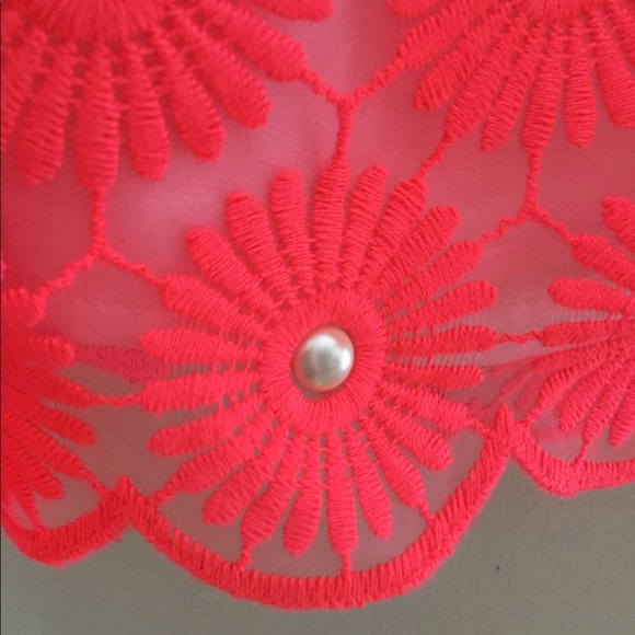 Fiesta hot pink pinwheel organza Payton dress - Picture 7 of 10